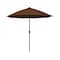 California Umbrella 9' Bronze Aluminum Market Patio Umbrella, Sunbrella Teak 194061337202 - alternate 1